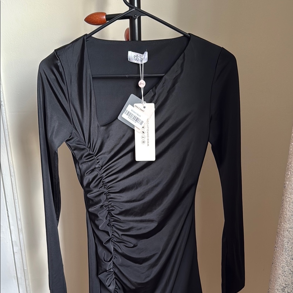 Oh Polly Black mini dress